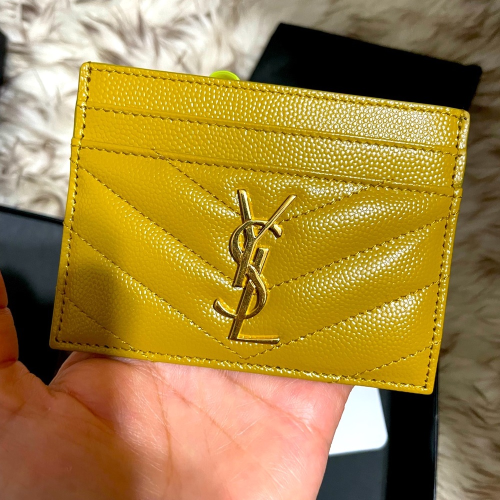 YSL Cassandre card holder